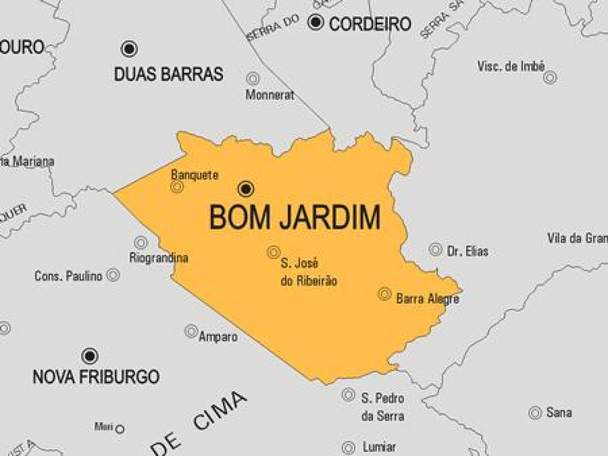 Kartta Bom Jardim kunta