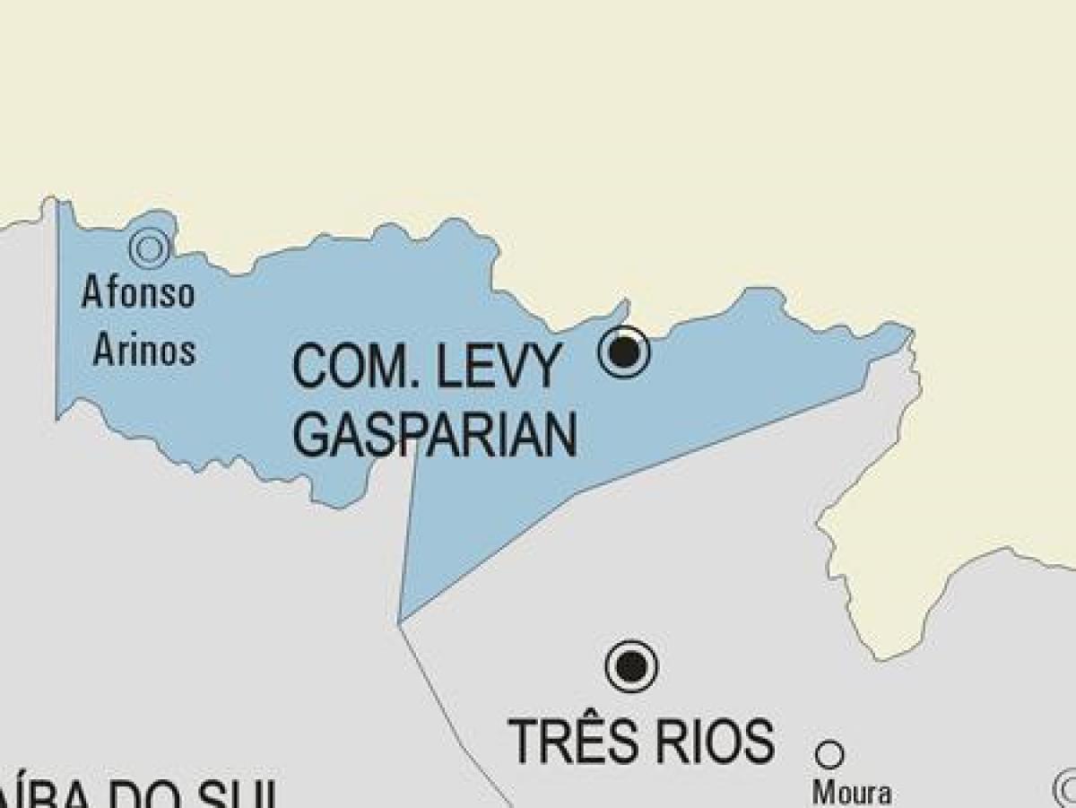 Kartta Casimiro de Abreu kunta