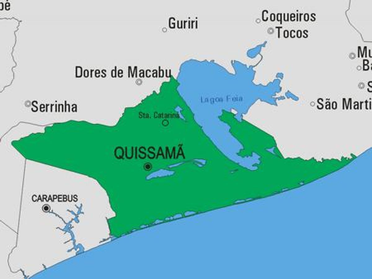 Kartta Quissamã kunta