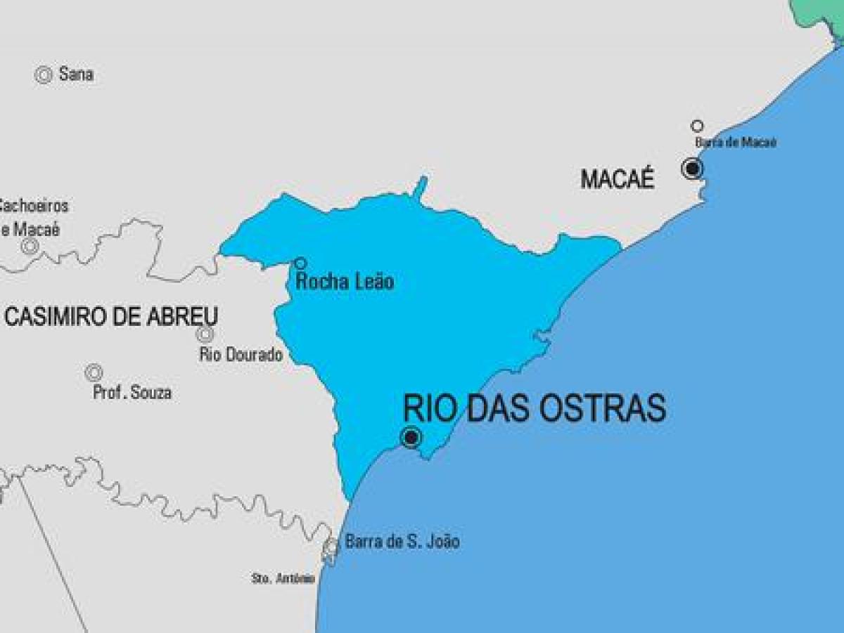 Kartta Rio de Janeiro kunta