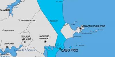 Kartta Cabo Frio kunta