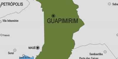 Kartta Guapimirim kunta