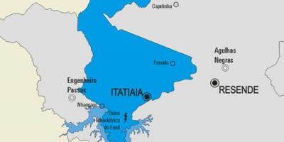 Kartta Itatiaia kunta