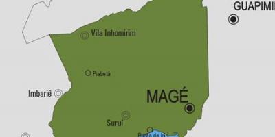 Kartta Magé kunta