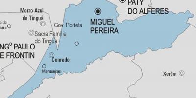 Kartta Miguel Pereira kunta