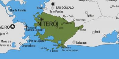 Kartta Niterói kunta