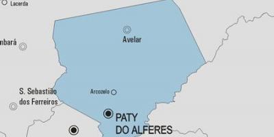 Kartta Paty tehdä Alferes kunta