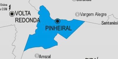 Kartta Pinheiral kunta