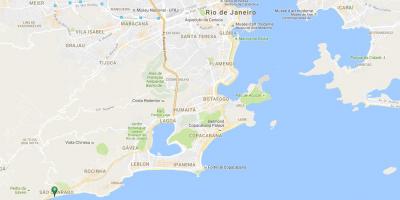 Kartta ranta-São Conrado