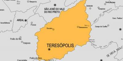 Kartta Teresópolis kunta