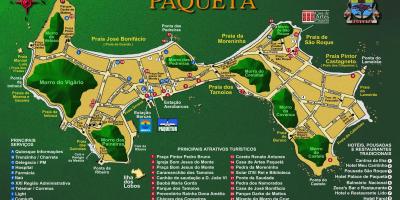 Kartta Île de Paquetá