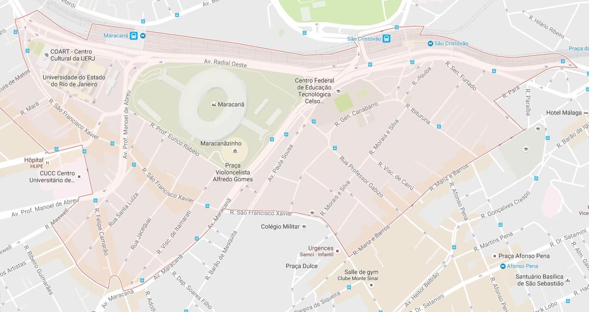 Kartta bairro Maracanãn