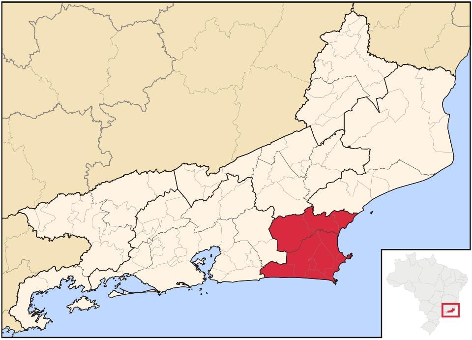 Kartta Baixadas Litorâneas
