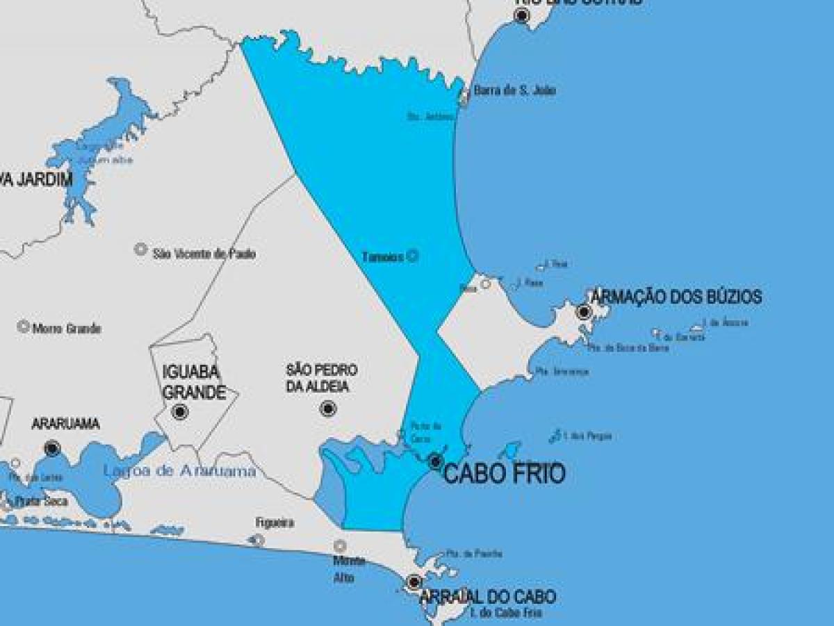 Kartta Cabo Frio kunta