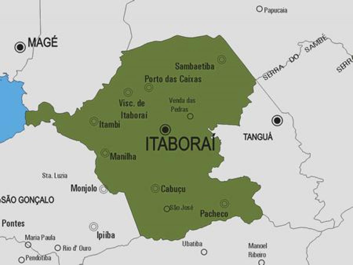 Kartta Itaboraí kunta