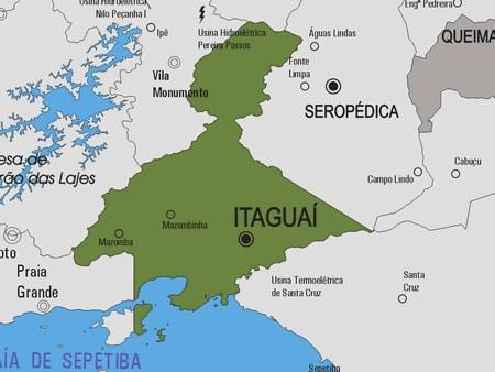 Kartta Itaguaí kunta