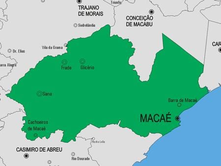 Kartta Macaé kunta