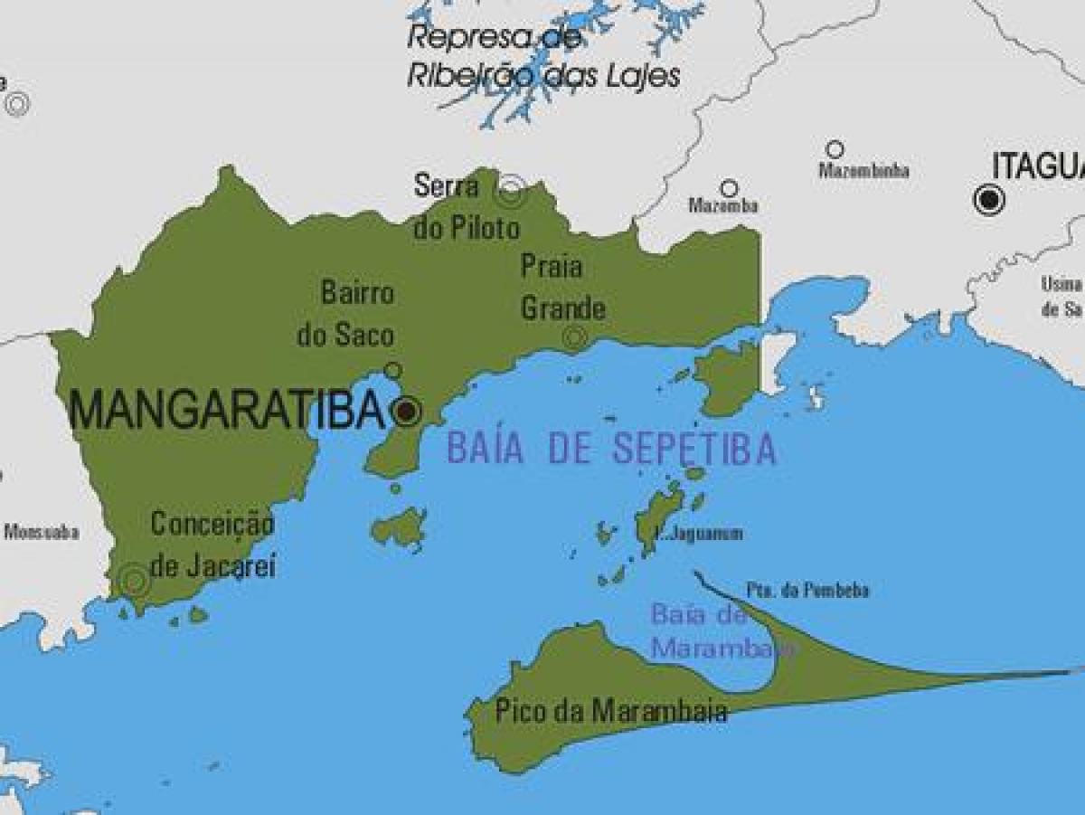 Kartta Mangaratiba kunta