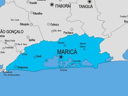 Kartta Maricá kunta