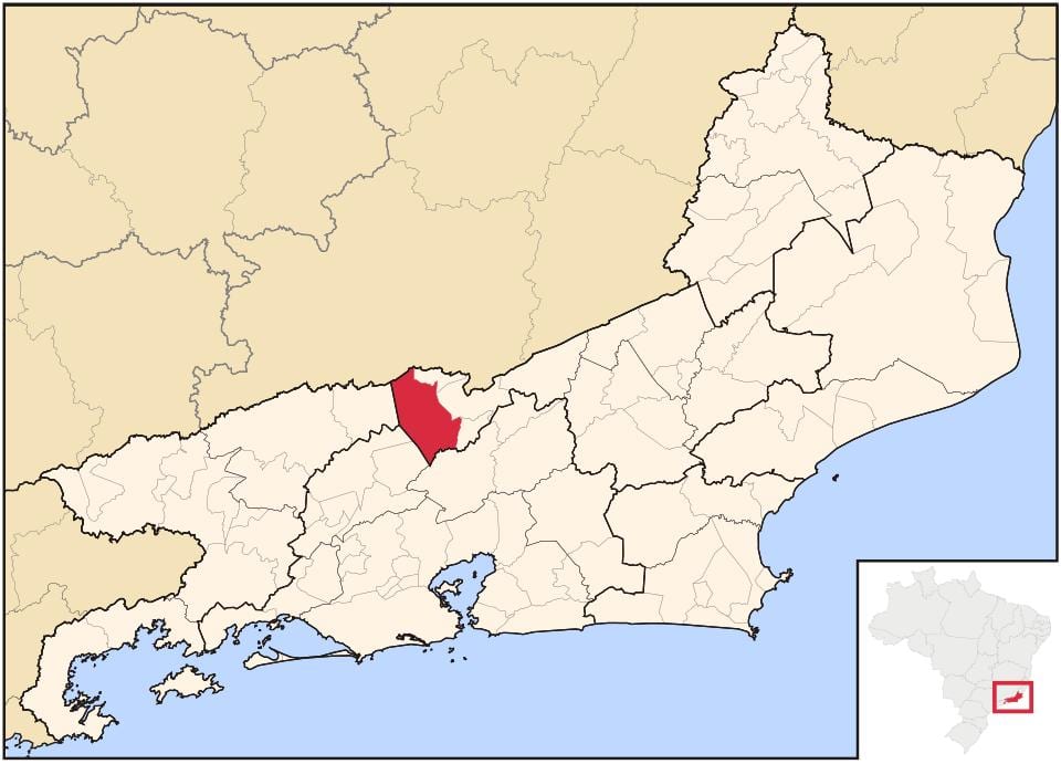 Kartta Paraíba do Sul