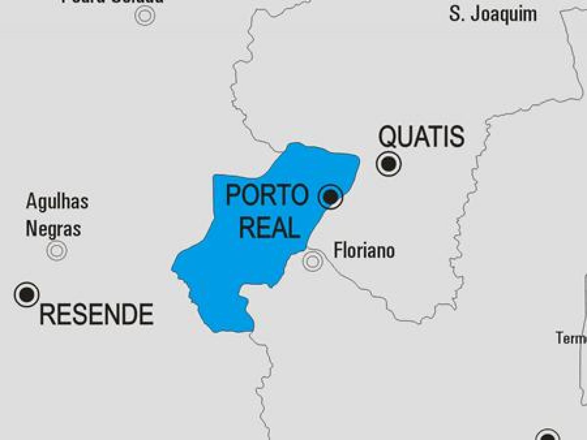 Kartta Porto Real kunta