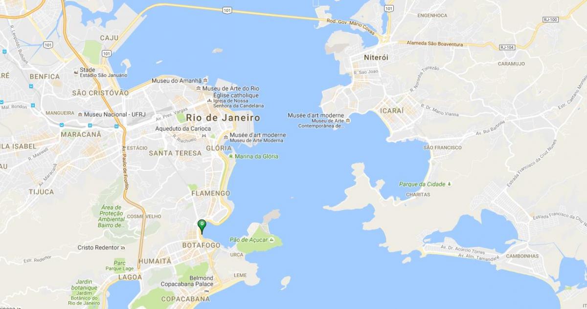 Kartta ranta-Botafogo