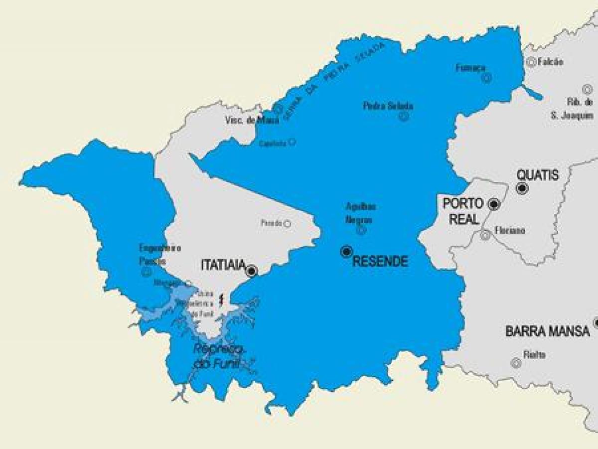 Kartta Resende kunta