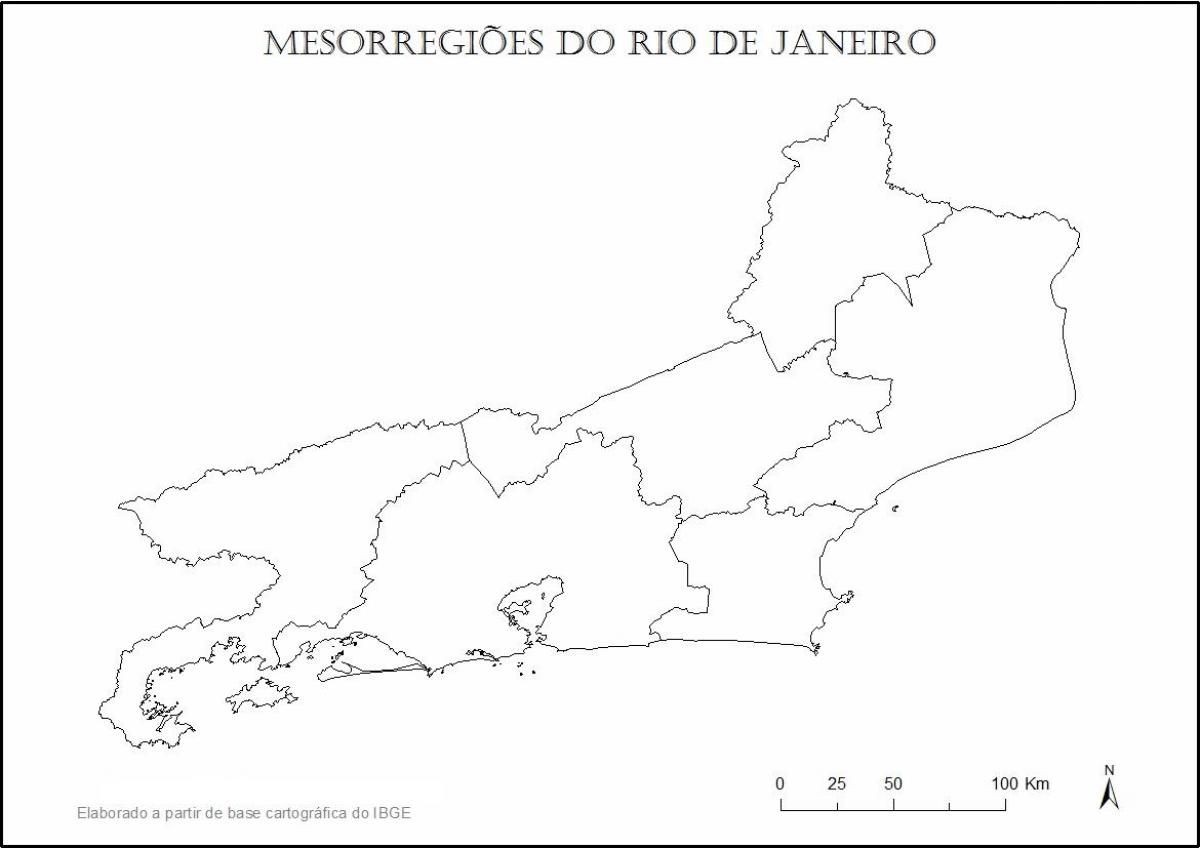 Kartta Rio de Janeiro virgin