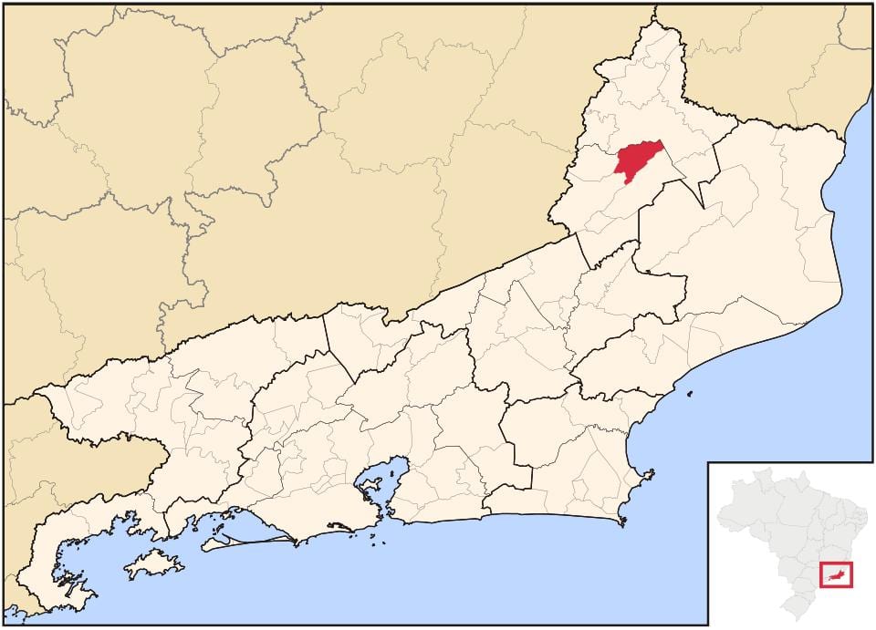 Kartta São José de Ubá