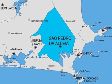 Kartta San Pedro da Aldeia kunta