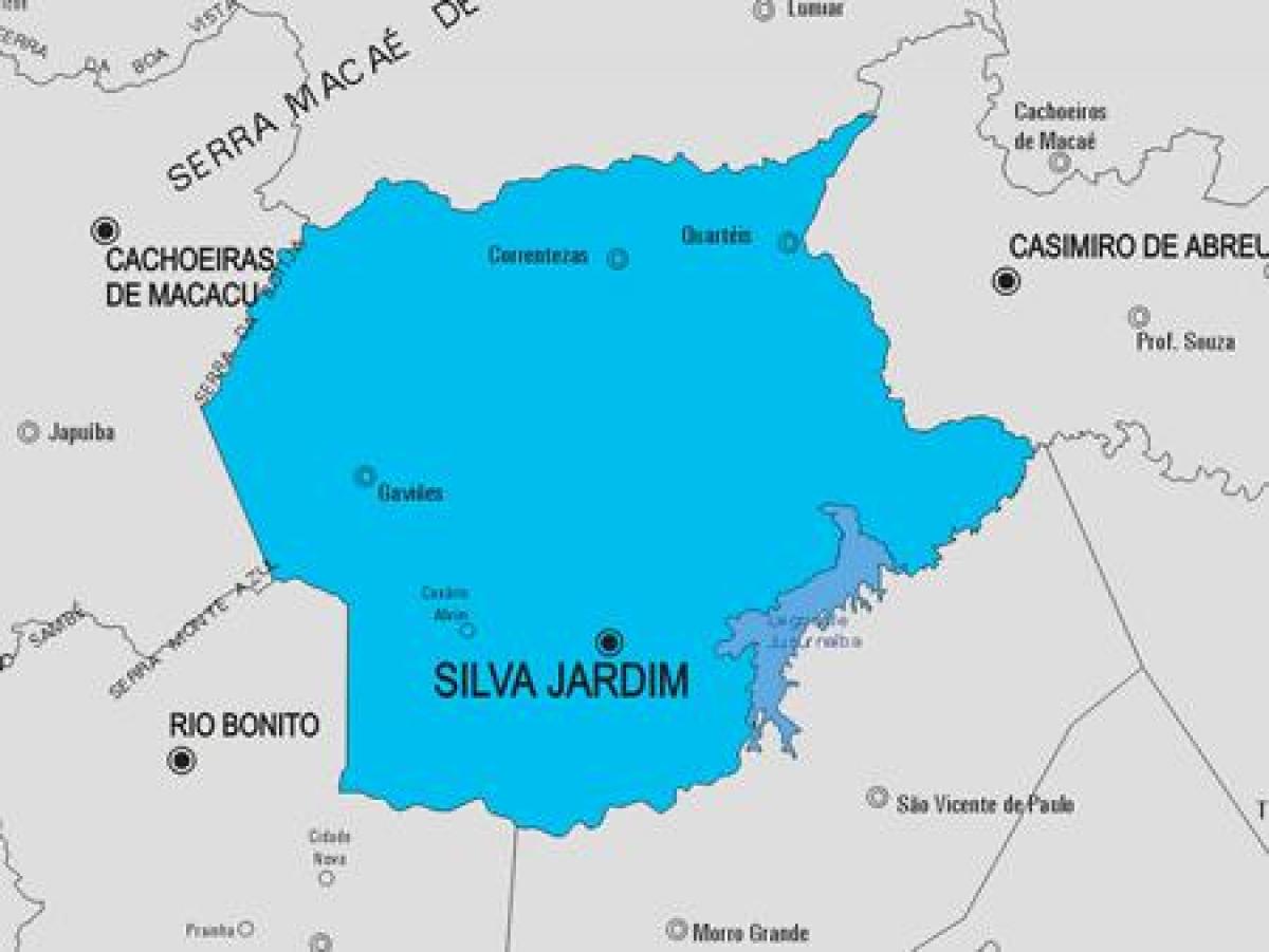 Kartta Silva Jardim kunta