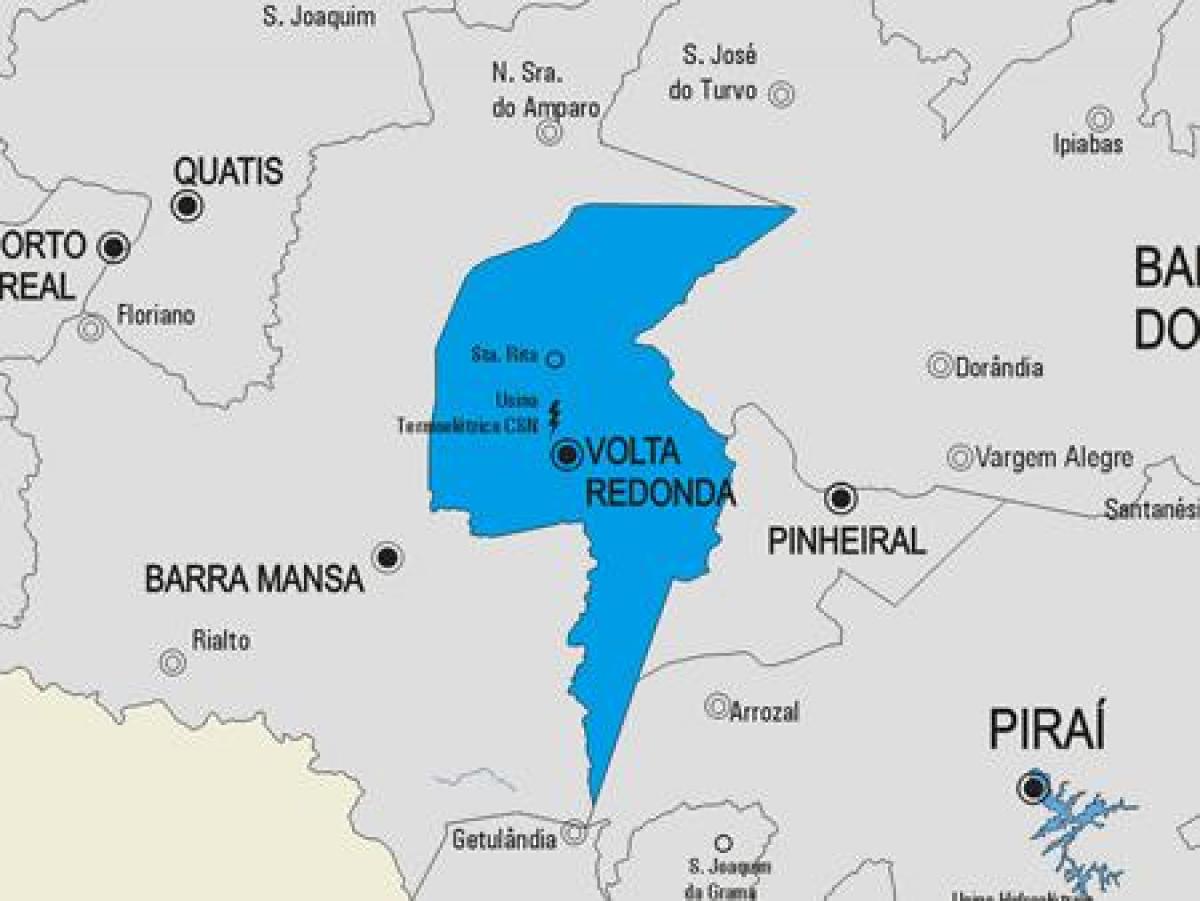 Kartta Vassouras kunta