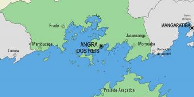Kartta Angra dos Reis kunta