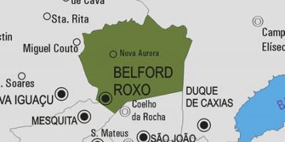 Kartta Belford Roxo kunta