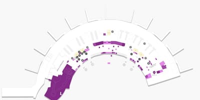 Kartta Galeaon lentokentältä Terminaali 2: Taso 0