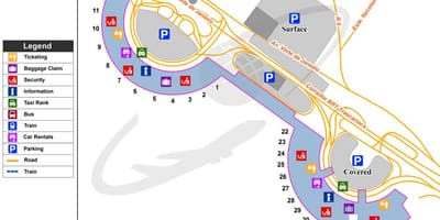 Kartta Kansainvälinen lentokenttä on Rio de Janeiro