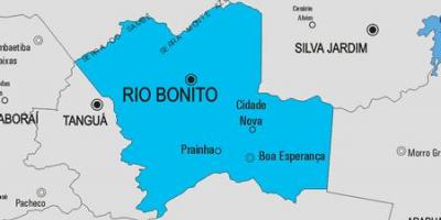 Kartta Rio das Flores kunta