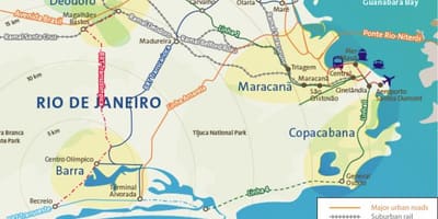 Kartta Rio de Janeiro lentokentät